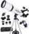 Koolpte 80mm 600mm Telescope for Adults & Beginners, AZ Mount Stargazing