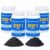 KoolStone Rock Tumbler Grit Kit [6 Pounds], Polish Up to [40 lbs.] of Rocks, 4 Steps Polish Refill Media Kit, Compatible with All Rock Tumbler