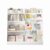 KORVYAL 34.6-Inch White Kids Bookshelf, 4-Tier Bookcase for Playroom
