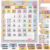 Kosiz 121 Pcs Classroom Calendar Pocket Chart Set – Calendar Bulletin Board Set with Seasons, Weather, Festival & Dates Back to School Supplies for Homeschool Classroom Decoration(Pastel Apple)