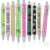 Kosiz 48 Pcs Witch Ballpoint Pens Bulk Back to School Pens Gifts Princess and Witches Classroom Rewards Pink Green Ballpoints for Home School Office Summer Birthday Baby Shower Party Supplies