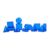 kowaku 12 Pieces Geometric Blocks Toy Geometric Solids Shapes 3D Shapes Blocks Set Geometry Manipulatives Learning Tool Translucent pp Construction Suitable