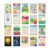 kowaku 20 Pieces Educational Posters Numbers Alphabet Learning Poster Preschool Wall Hanging Laminated Poster Teaching Charts Suitable for Playroom