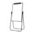 kowaku 24x35inch Whiteboard with Stand Double Sided Multifunctional 360° Rotation Lightweight Adjustable Height Dry Erase Board
