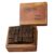 kowaku 28 Pieces Rubber Stamps Wooden Alphabet Stamps Mini Letter Stamps Number Stamps Vintage Stamp Set Wood and Rubber Storage Box Suitable for, Digital Weather