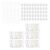 kowaku 50 Pieces DIY Unpainted Easter Eggs Kit Blank White Eggs Kindergarten Portable Lightweight Crafts for Kids Supplies Materials