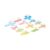 kowaku 8 Pieces Geometric Blocks Toy 3D Solid Shape Set Geometric Pattern Block Mathematics Learning Translucent Reusable Material Suitable for, 12 Pieces