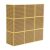 kowaku 9 Pieces Decimal Base Toy Wooden Math Toy Counting Board Educational Game Toy Math Manipulatives Materials Early Development Set Wood, 9pc