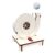 kowaku Air Suspension Ball Experiment Kit Wooden Building Kit Educational Project Technology Craft Supplies Unique Electric Blower