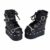 kowaku Doll High Boots Lace Up High Top Zipper Boots with PU Leather and Rivet Trim Suitable for BJD Styling Photography Display Modern Street Outfits