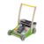 kowaku Push Cart Shopping Cart Pretend Play Push Pull Toy, Push Along Walking Toy for Party Favor Age 1-3 Gift