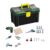 kowaku Tool Set Kids Tool Set Toy Drill Construction Tools Realistic Electronic Drill with Manual Bits Material Suitable for, Green