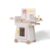 kowaku Toy Grill Cart Freestanding Play Kitchen with Grill Realistic Playset for Daycare, Pink