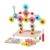 kowaku Wooden Gears Toys Set Building Blocks Construction Puzzle Educational Learning Toy with Rotating Knobs and Beads and Storage Box Suitable