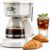 Kozeewarm Coffee Maker, 5 Cup Programmable Drip Coffee Machine-White