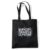 Kpop Demon Hunters Christmas Snowflake Logo Grocery Travel Reusable Tote Bag, Black, 38X42Cm