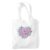 Kpop Demon Hunters Pixel Heart Grocery Travel Reusable Tote Bag, White, 38X42Cm