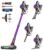 KQAHA Cordless Vacuum Cleaner, 550W 45KPA Vacuum Cleaners for Home, 65Mins Stick Vacuum with Self-Standing, LED Display & Anti-Tangle Wireless Vacumm