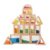 KQFCAZRE 22 Pieces Wooden Sensory Pieces Geometric Stacking Blocks Translucent Colors Transparent Block Set