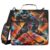 Krafig Ice Hockey Player Zipper Binder Bag 3 Ring with Handle Shoulder Strap, Binder File Organizer Bag Storage Case for School Work Office