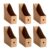 Kraft Paper Desktop File Organizer Set of 6, 10.25 × 3.54 × 10.63 inches