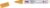 Kreul 92670 – Textil Marker Glitter Medium Gold, Semi-Opaque Fabric Paint Pencil with Glitter Effect, Line Thickness Approx. 2 to 4 mm, Wash Resistant After Attachment