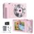 Krlun1080P Digital Camera Compact Camera Pink H