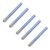 KRYTJACZ 5 Pieces Aluminum Pencil Lengthener, Metal Handle Pen, Blue
