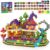 Kryzomat 200PCS Magnetic Blocks with Light-Up Blocks – Magnetic Blocks for Kids Ages 3-12, Magic’s House Magnetic Building Cubes, STEM Learning Toy Birthday Gifts for Boys Girls