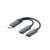 Ksento 2-in-1 Type-C to Lightning Female Adapter Cable for Wireless Mic – Supports Live Streaming & Charging, Compatible with Boya/MOMA/DJI Mics, iPhone 15/16/17 & Android Phones