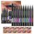 KTouler 12 Colors Matte Glitter Liquid Eyeliner,Rainbow Colorful Neon Metallic Waterproof Gel Eyeliner,Pigmented Long Lasting Natural Eye Liner for Older Women