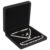KUKUVR Large Velvet Jewelry Necklace Set Box, Elegant Gift Box for Necklaces Rings Earring Bracelets Pearl, Perfect Present for Special Occasions (Black)