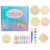 Kulture Khazana: Make Your Own Wooden Rangoli – 2-in-1 Sand & Paint Art Kit – Creative Diwali Activity, Mess-Free Drop Cloths, Kids DIY Sensory Craft