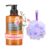 KUNDAL Honey & Macadamia Body Wash + Shower Ball Bundle