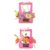 Kuntesetty 2 Sets DIY Felt Flower Basket Craft Kit Handmade Flowers 3D Handheld Floral Material Set Bouquet Non Woven Kids Gift Collection with Soft Non, Colorful Rose Colorful Carnations