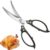 KUONIIY 10.5″ Kitchen Scissors Poultry Shears, Stainless Steel