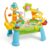 Kurvorath Sand and Water Table – Electric Recirculating Kids Play Sink, Multi-Activity Center with Fishing Slide
