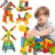 KUTOI Screw Building Blocks – 92 Pcs Kids Games – Sensory Construction Toy – STEM Toy for Preschool Learning Activities ， Perfect Educational Building Toys for Boys and Girls 3 Above