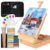 Kuyal Art Kit, 45 Piece Wooden Paint Set Crafts Drawing Painting Kit with Box Easel and 18 Acrylic Oil Paint Colors, 12 Color Pencil Etc. for Teens Adults Artist, Art Supplies