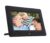 KUYBTU 13 Inch Digital Photo Frame Alarm Clock Slideshow Mp3/4 Player Remote Control Kit,White (Black) (Black)