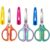 KVSATTI 6″ Kids Scissors,With Protective Cover Blunt Tip Ages 5-8 Student,for School Home Paper Cutting,DIY Crafts – 3 Pack