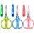 KVSATTI 7 Inch Kids Scissors 3-Pack,With Cover Scissors for Students & Teachers Ages 8-12,Cut Paper Stickers & Craft Materials