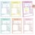 L1rabe Colorful Book Review Notepad – Back to School Gift 6Pcs Reading Journals Tracking Notepad for Book Lovers Readers Bookish Bookworm Gift, Reading Log for Students Teachers Women to Review