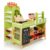 labebe Pretend Grocery Store Playset for Kids,Wooden Supermarket Toy Set with Cash Register,Play Food Accessories Store Set Suit Gift for Toddler Boys Girls