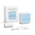 Label Maker Machine with Tape – Mini Sticker Printer Bluetooth Label Printer for Home Office Organization, Wide Waterproof Labels, Portable Thermal Sticker Maker (Blue)
