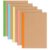 LABUK 5pcs A5 Composition Notebook Journals, Kraft Lined Notebooks Bulk, 5 Colors 60 Pages for Journaling, Writing, School, Office, Kids Gift