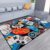 Lacut Game Area Rug Teen Boys Carpet, 3D Gaming Rugs Gamepad Controller Mat for Boys Girls Bedroom Playroom, Non-Slip Gamer Rugs Children Gaming Area Rugs (Blue, 60″ x 40″)