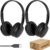 Ladont 2 Pack USB Type C Wired Headphones for Kids School Classrooom