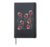Ladybug Flight I Insect Cute Seven Spot Beetle Kids Hardcover Journal, Black