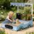 lafengyan Outdoor Wooden Sandbox for Kids – Multifunctional Play Station